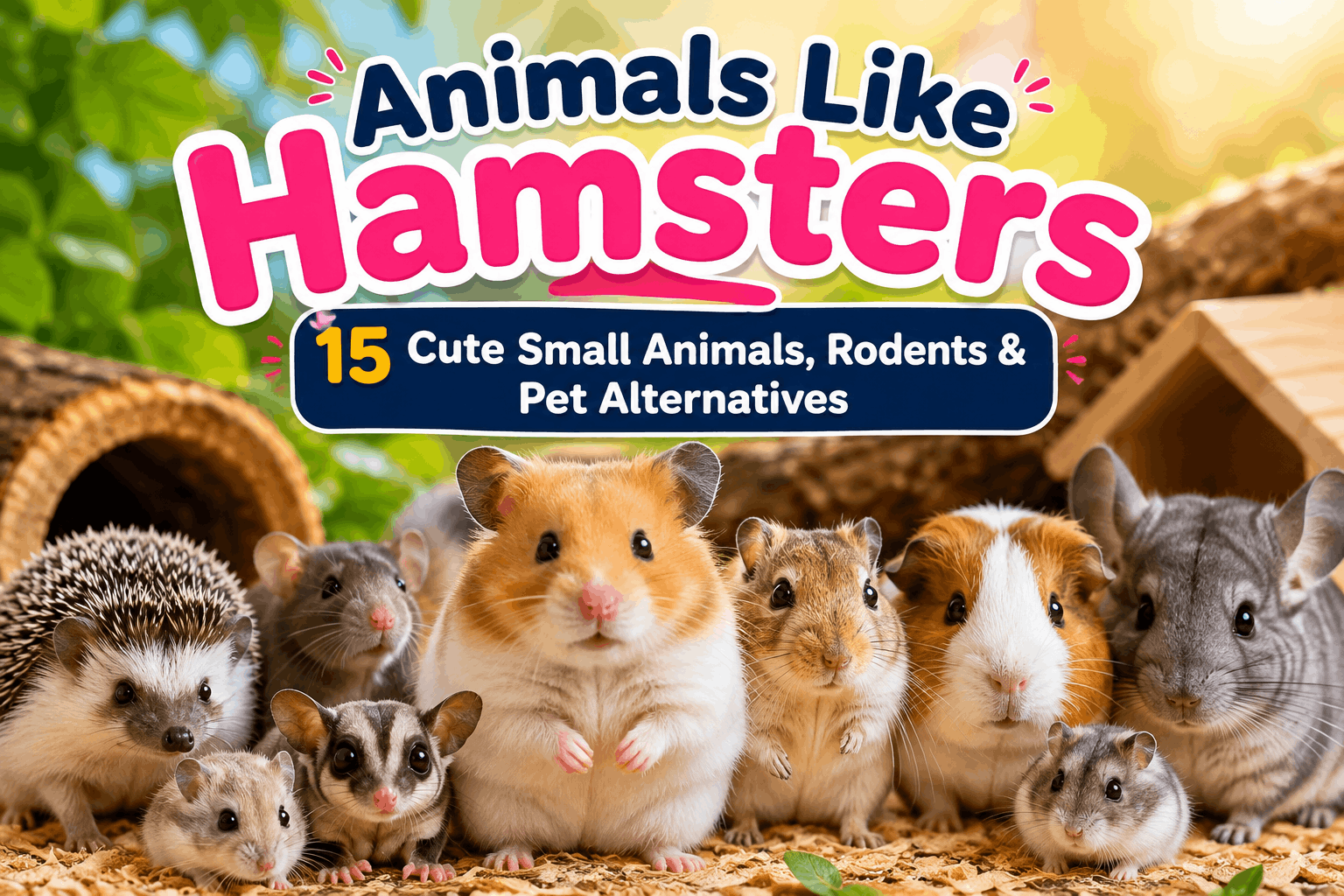 Animals Like Hamsters: 15 Cute Small Animals, Rodents & Pet Alternatives