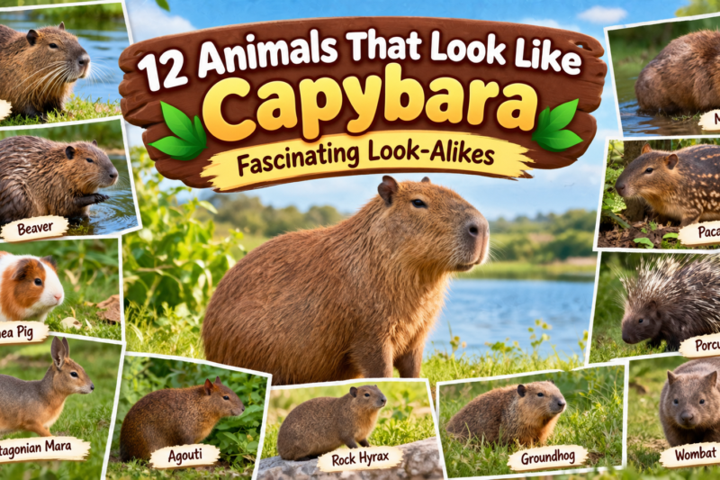12 Animals That Look Like Capybara: Fascinating Look-Alikes