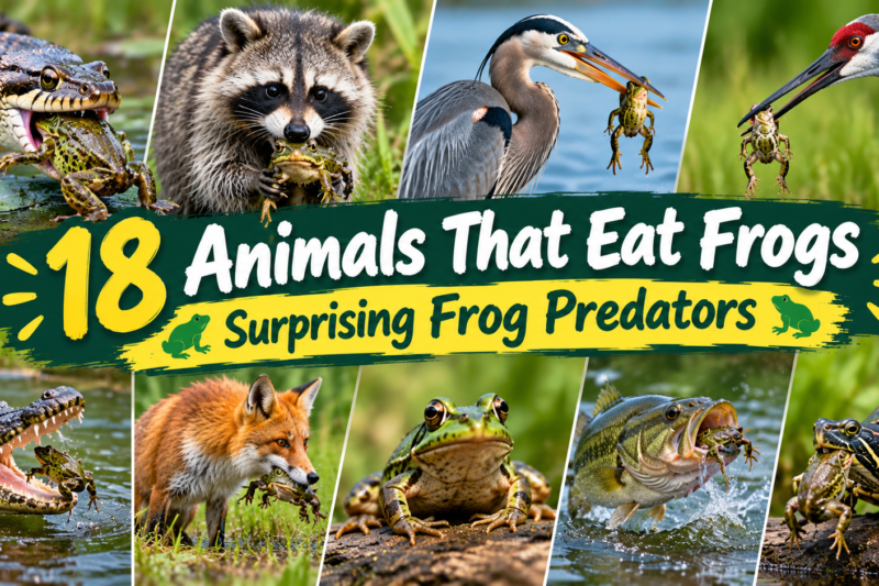 18 Animals That Eat Frogs: Surprising Frog Predators
