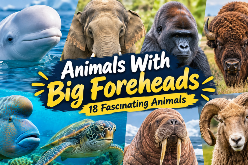 Animals With Big Foreheads: 18 Fascinating Animals