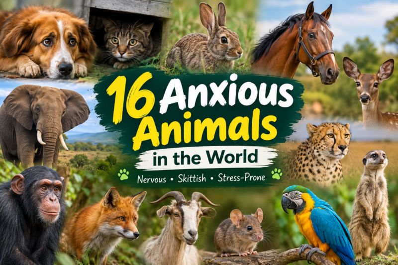 16 Anxious Animals in the World: Nervous & Skittish Creatures
