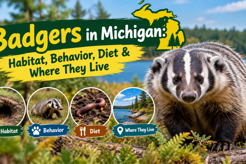 Badgers in Michigan: Habitat, Behavior, Diet & Where They Live