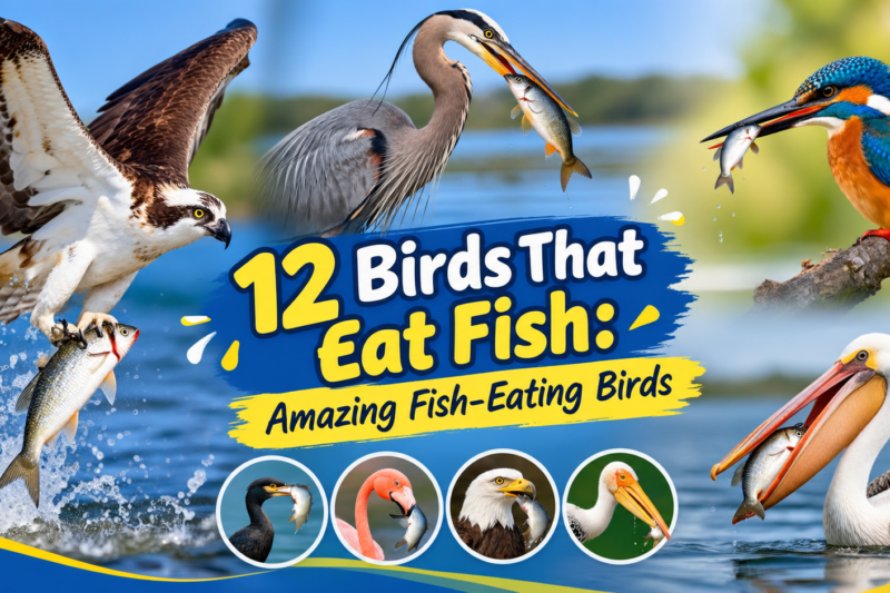 12 Birds That Eat Fish: Amazing Fish-Eating Birds