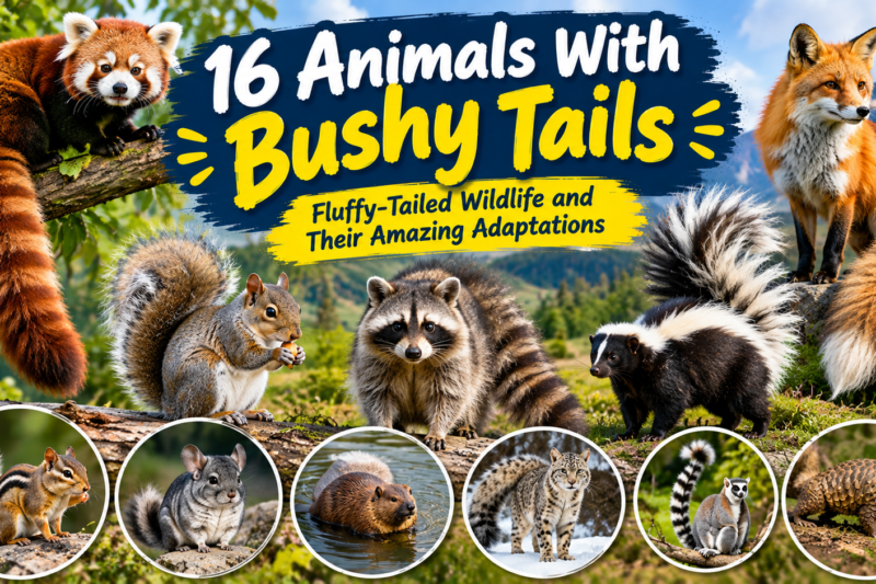 16 Animals With Bushy Tails: Fluffy-Tailed Wildlife and Their Amazing Adaptations