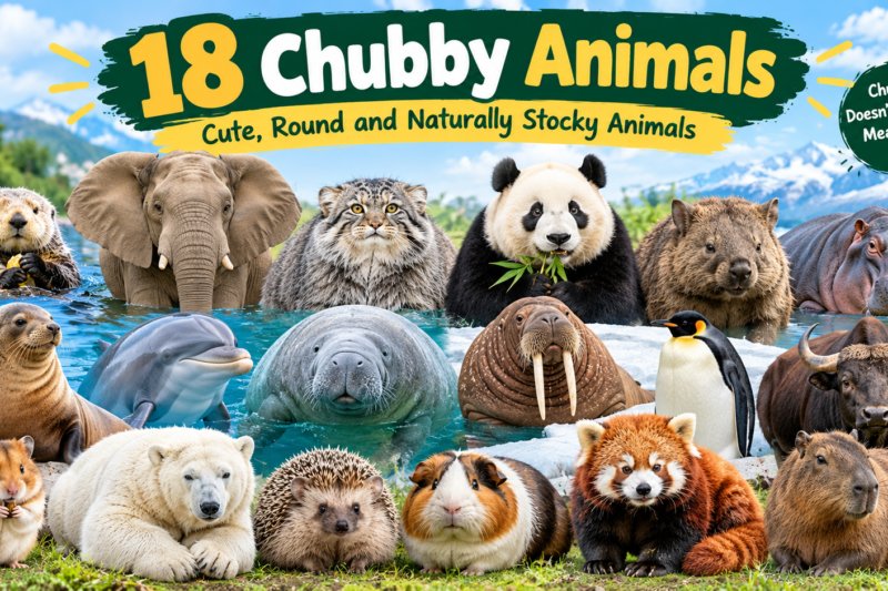 18 Chubby Animals: Cute, Round and Naturally Stocky Animals