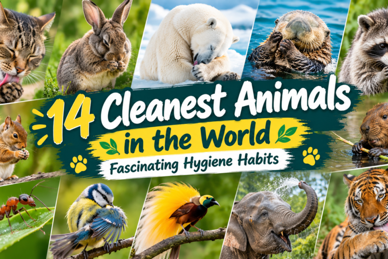 14 Cleanest Animals in the World: Fascinating Hygiene Habits