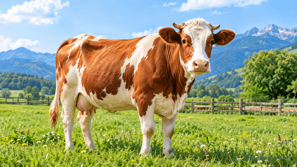 Cow with unusual physical characteristics