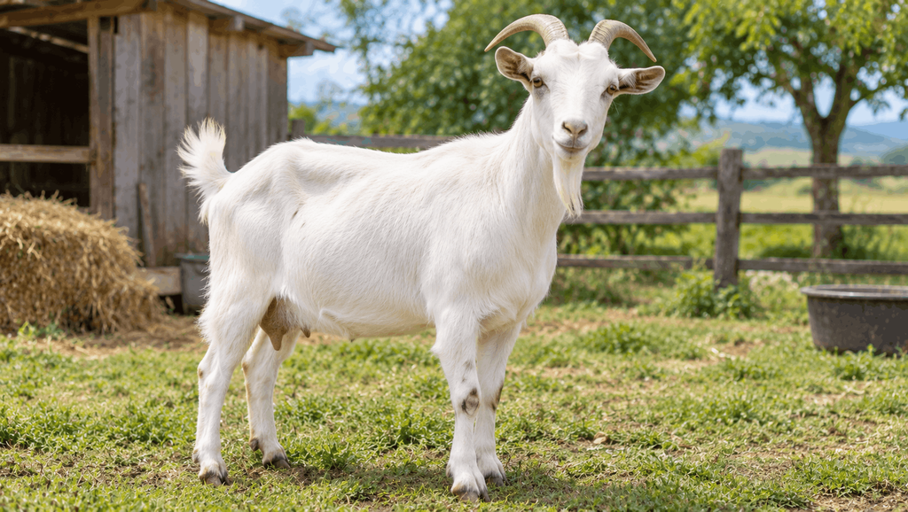 Goat with congenital condition