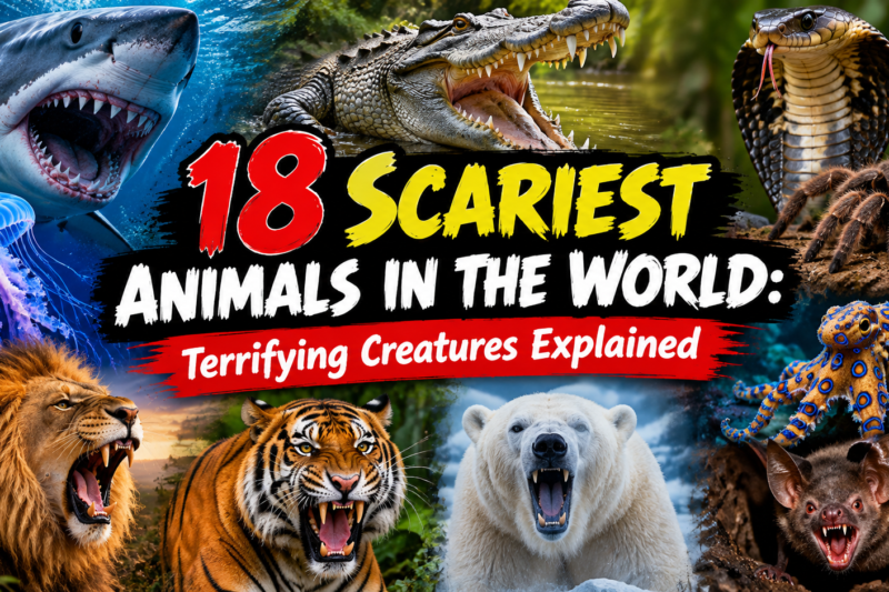 18 Scariest Animals in the World: Terrifying Creatures Explained
