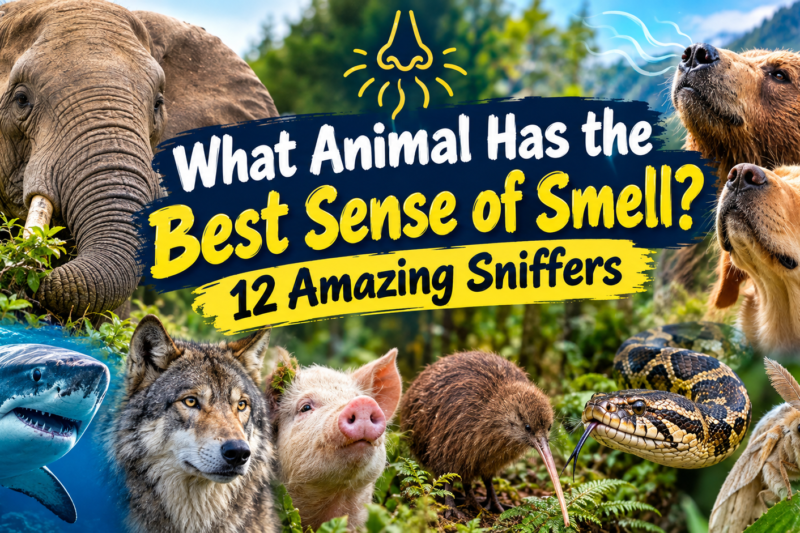 What Animal Has the Best Sense of Smell? 12 Amazing Sniffers