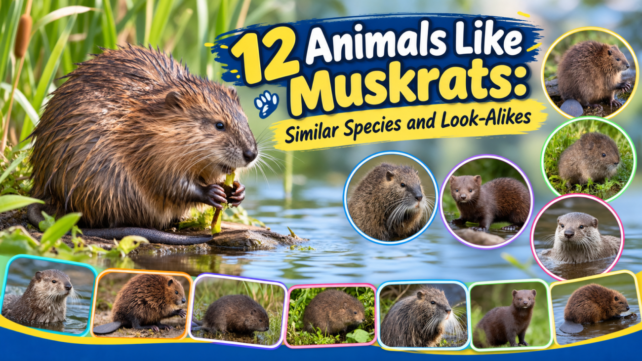 animals like muskrats