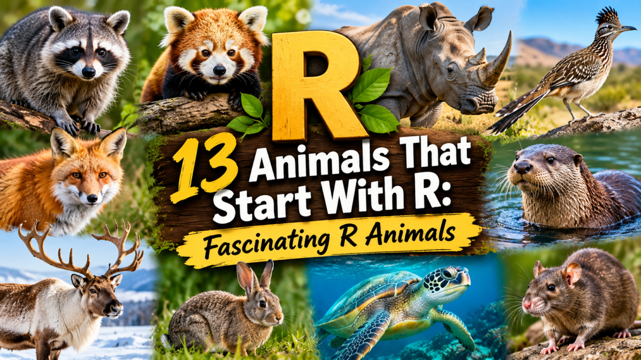 animals that start with R