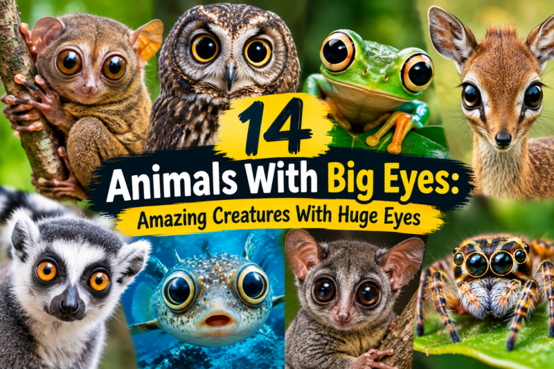 14 Animals With Big Eyes: Amazing Creatures With Huge Eyes