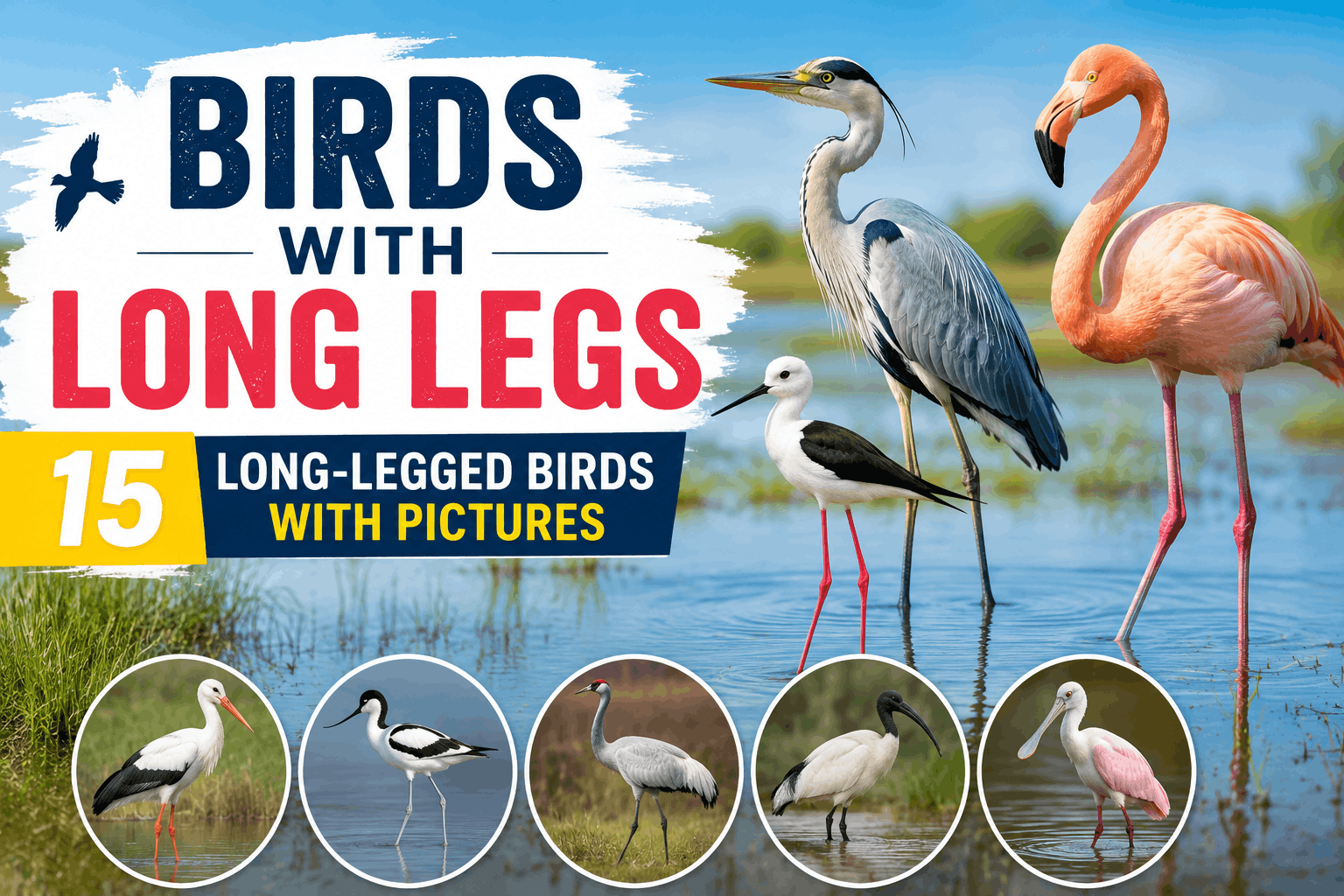 birds with long legs