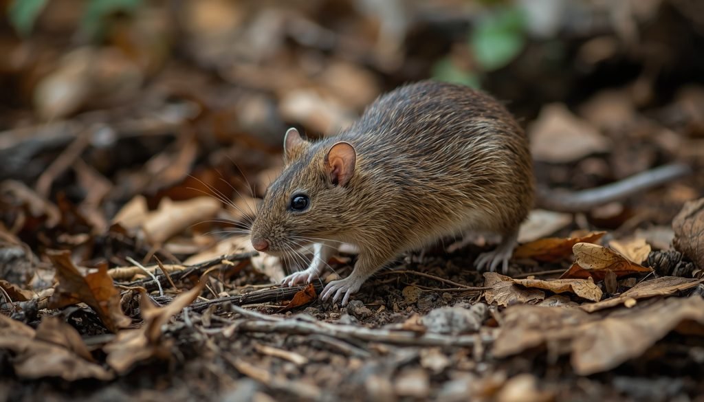 Brown rat demonstrating learning and problem-solving behavior