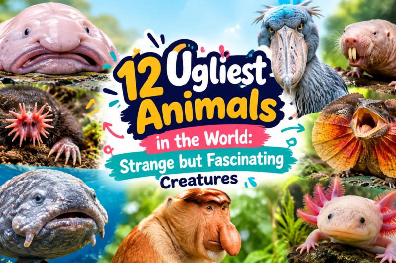 12 Ugliest Animals in the World: Strange but Fascinating Creatures