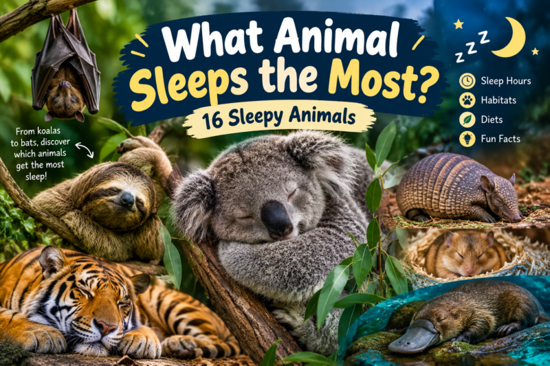 What Animal Sleeps the Most? 16 Sleepy Animals in the World