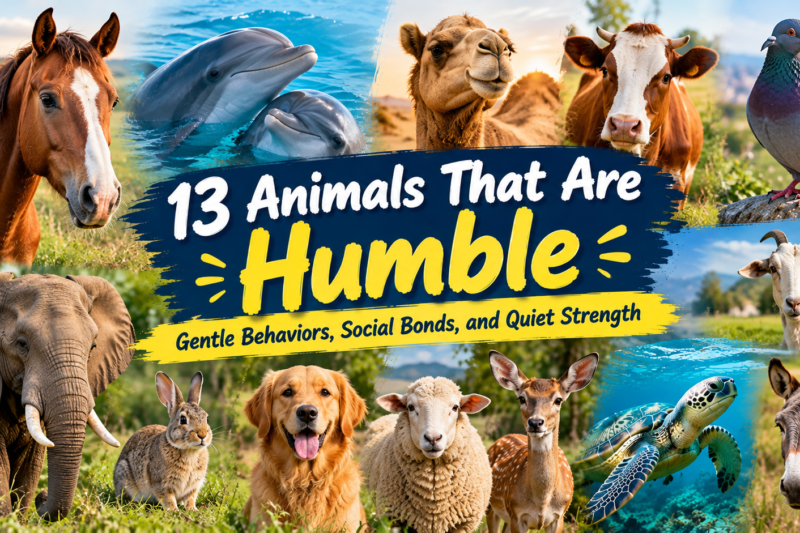 13 Animals That Are Humble: Gentle Behaviors, Social Bonds, and Quiet Strength