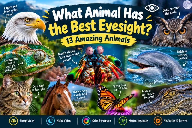 What Animal Has the Best Eyesight? 13 Amazing Animals