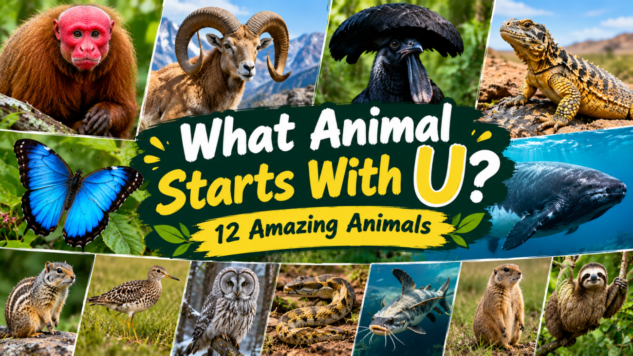 animal starts with U