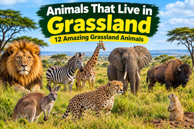 Animals That Live in Grassland: 12 Amazing Grassland Animals