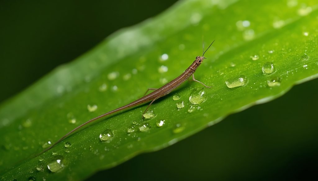 Little brown skink moving through leaf litter on a forest floor