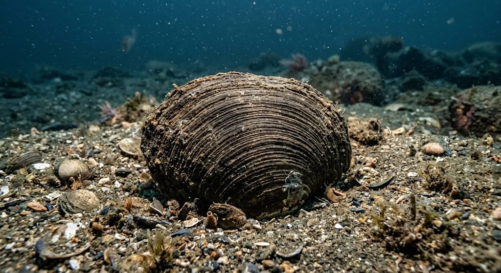 Ocean quahog known for its exceptionally long lifespan