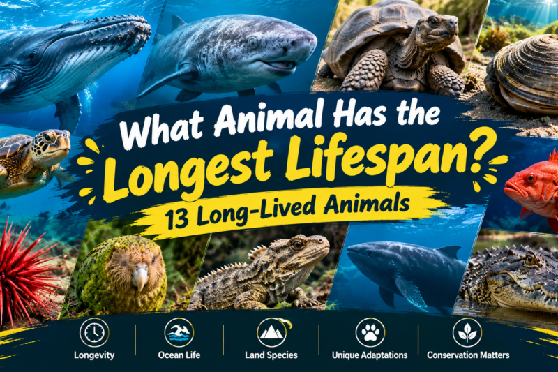 What Animal Has the Longest Lifespan? 13 Long Lived Animals