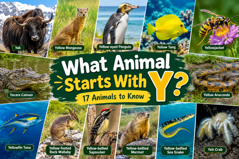What Animal Starts With Y? 17 Animals That Start With Y