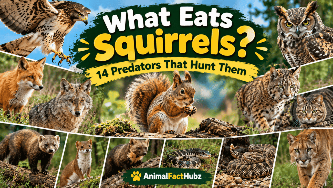 what eats squirrels