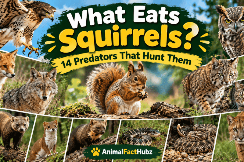 What Eats Squirrels? 14 Predators That Hunt Them