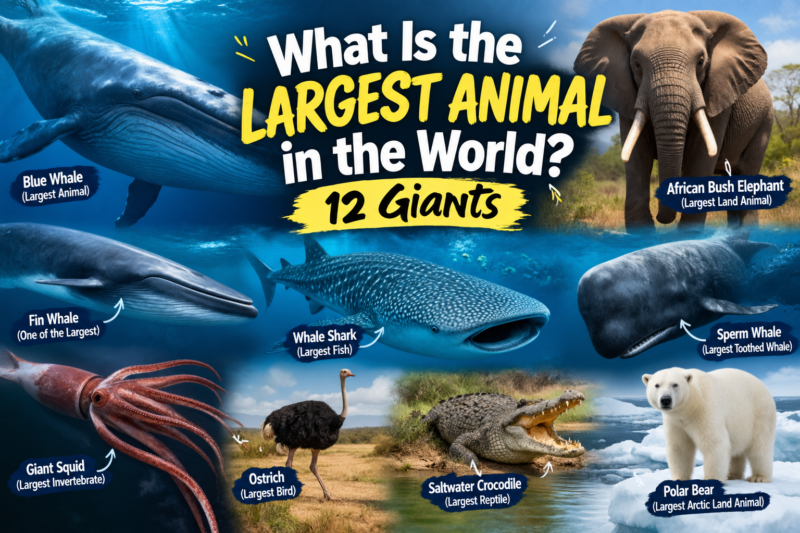 What Is the Largest Animal in the World? 12 Giants