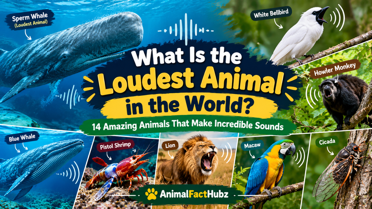 what is the loudest animal in the world