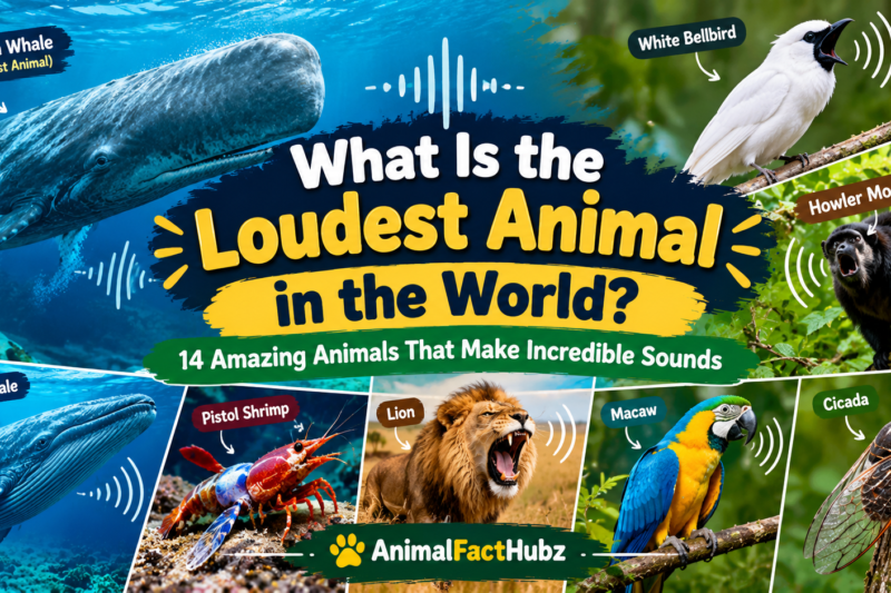 What Is the Loudest Animal in the World? 14 Noisy Animals